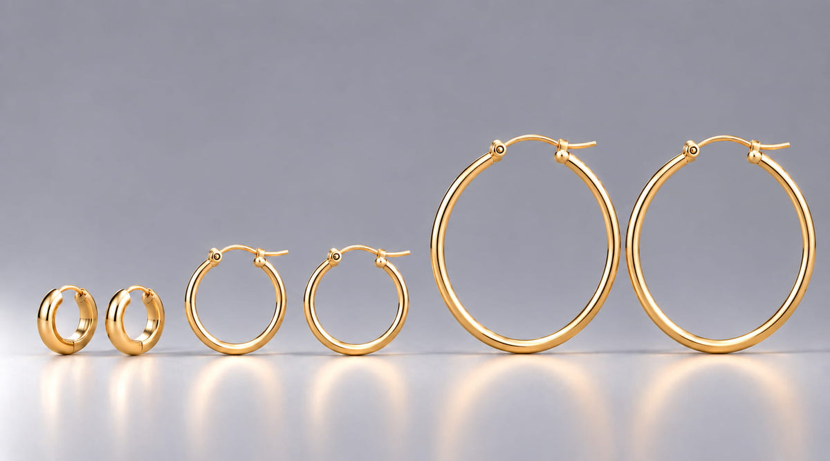 Small Hoops, Huggies, and Large Hoops: What Is the Difference?