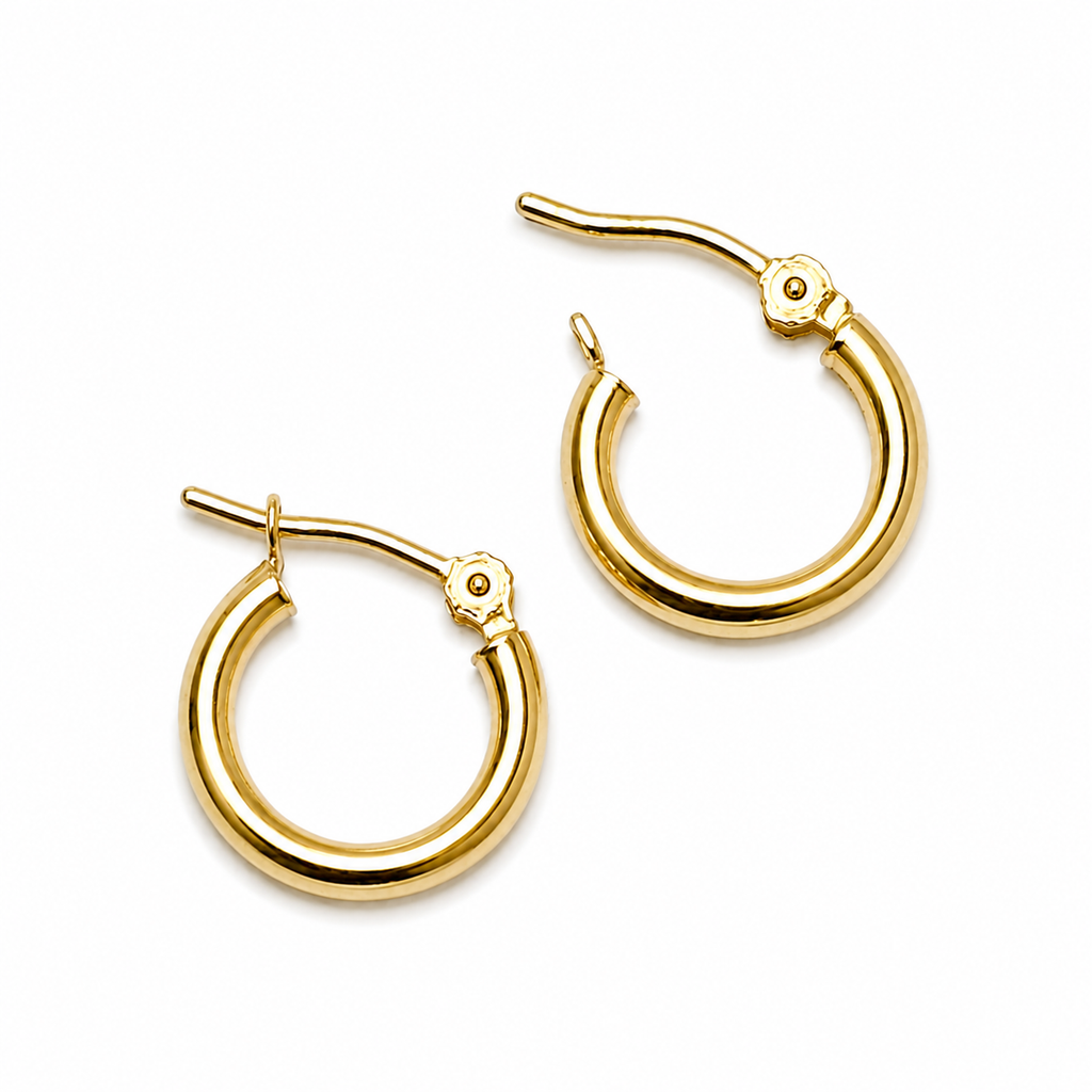 Aureve 14K Gold Hoop Earrings