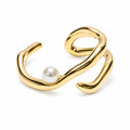 Pearl Twist Ring