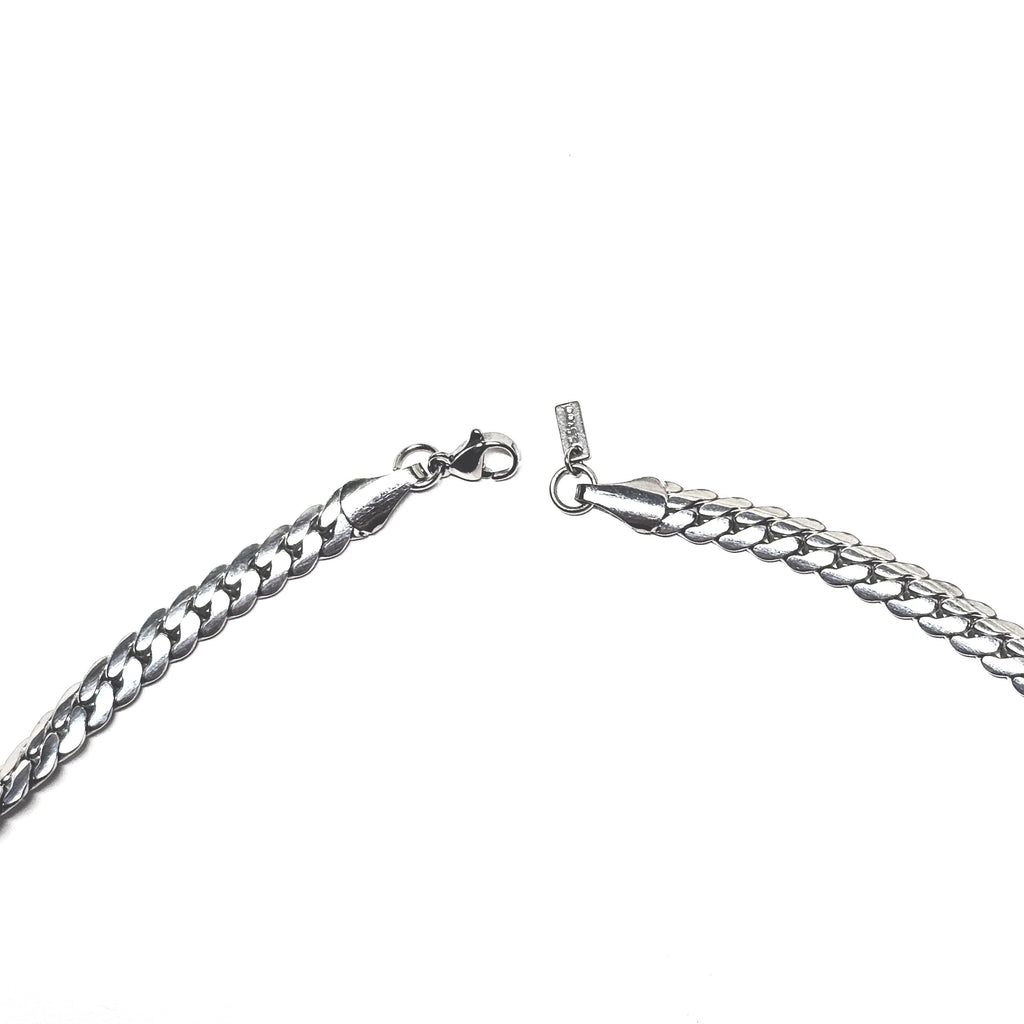 Stainless Steel Curb Chain Necklace