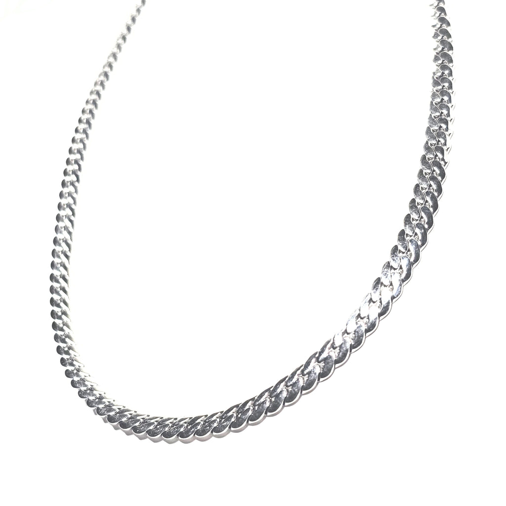 Stainless Steel Curb Chain Necklace